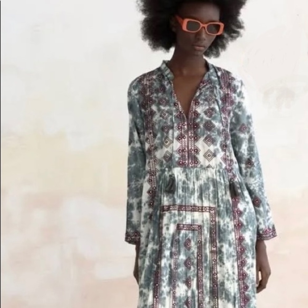 Tie day Zara kaftan